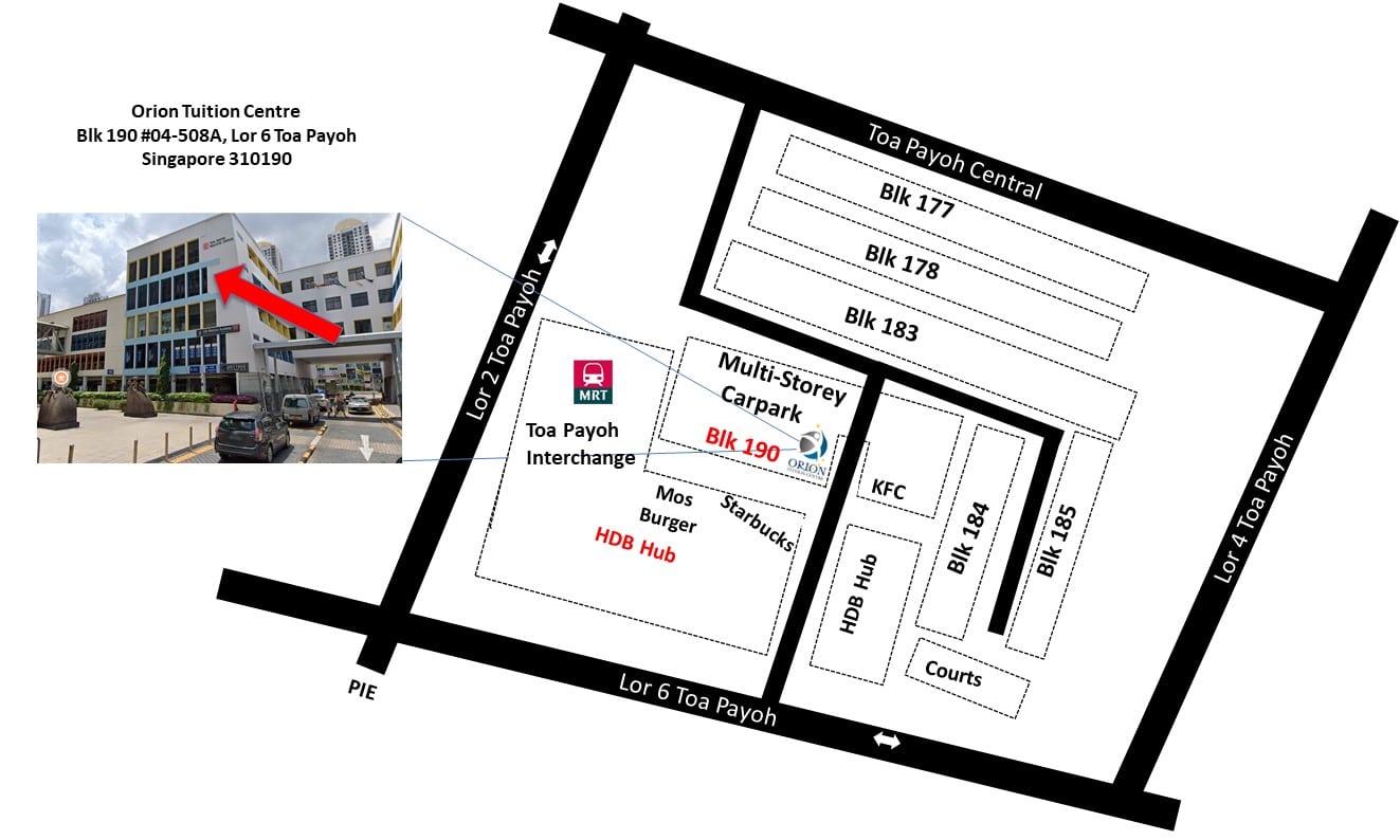 Bugis Tuition Centre Transport Map